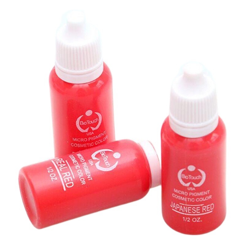 Biotouch Baode cuerpo tatuaje ceja pigmento tatuaje bordado ceja tatuaje labio Eyeliner pigmento 15ml sola botella belleza maquillaje