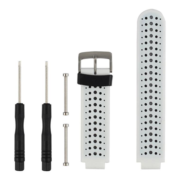 xDfind herramienta de correa de silicona bicolor para Garmin Forerunner 235 / 220 /