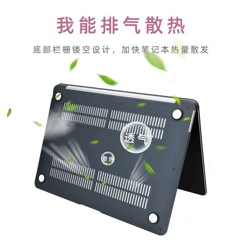 Protective Hard Shell Case (Apple) MacBook, Transparent, Compatible 11.6–16.2 inch