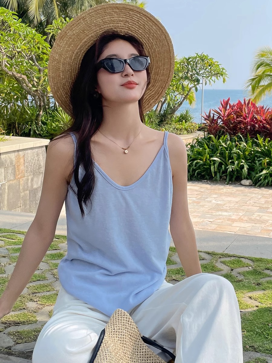 Sinomenine Blue ~ 얇은 어깨 끈