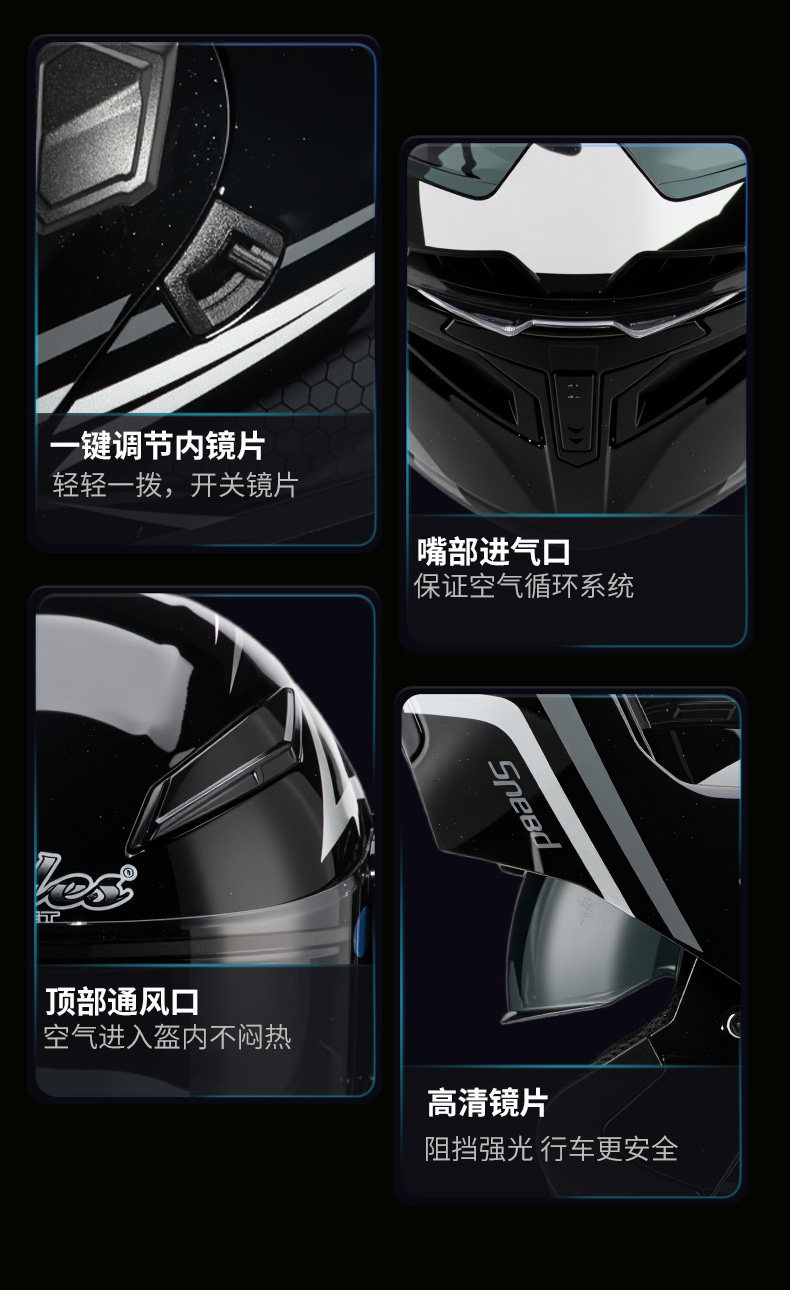 New Universal Winter Flip-Up Motorcycle Helmet for Men and Women, All-Season Warm Full-Face Safety Helmet for Electric Vehicles