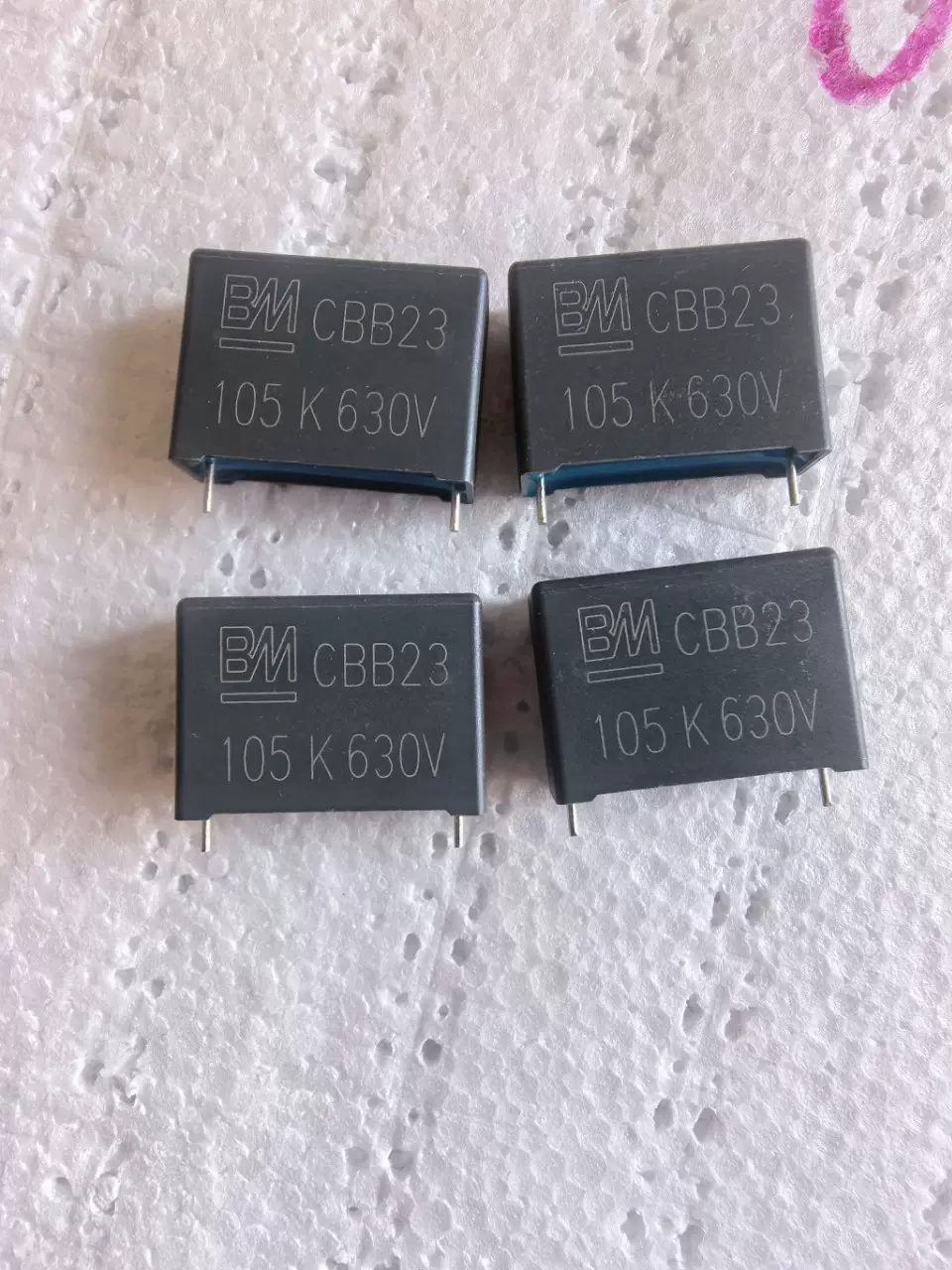 CBB23 630V 105 1uf小型金属化聚丙烯谐振电容器