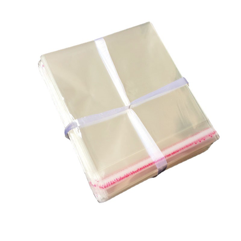 opp袋不干胶自粘袋塑料包装袋服装透明袋双层8丝文具封口袋