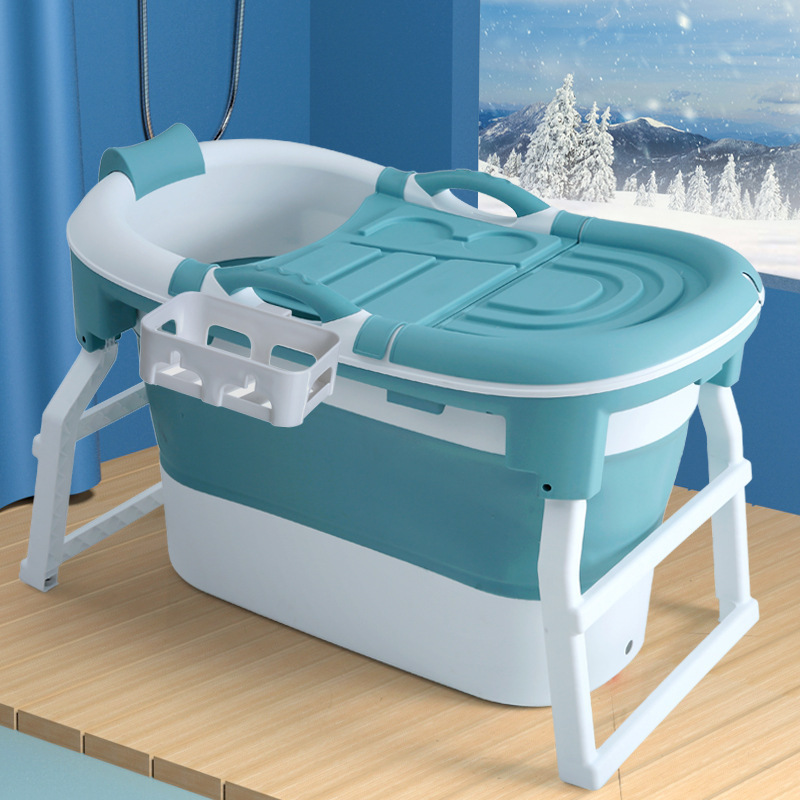 Bath bucket adult foldable bath bucket bath bucket heightened body thickened bath bucket household artifact bath bucket