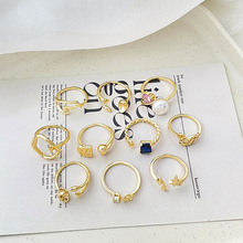 14k����僰���ɫ��ָDIY�����ճ�С����Ȧָ�g��Ȧ
