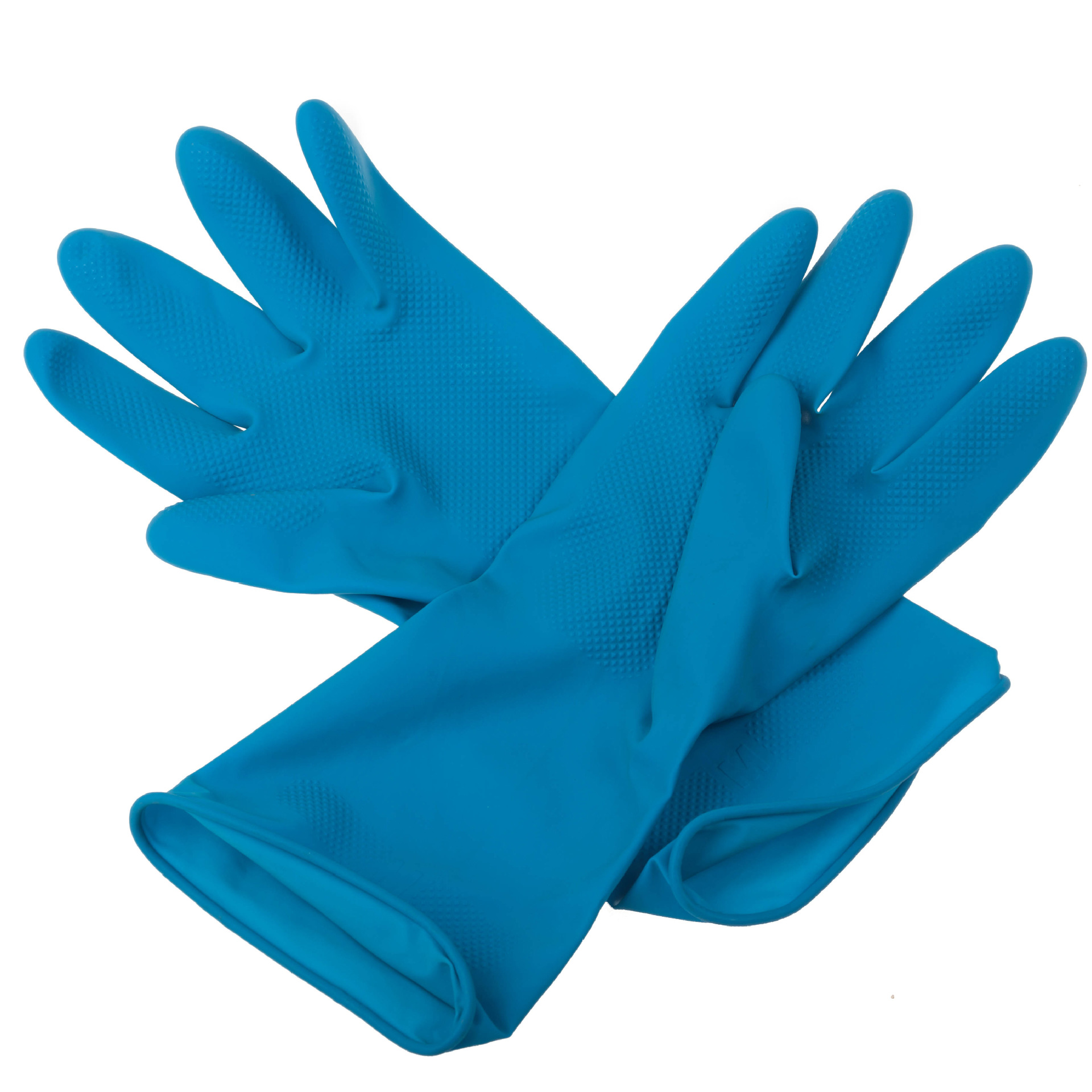 Guantes de lavado de platos de cocina de goma para lavar ropa limpia impermeable de látex grueso guantes resistentes al desgaste