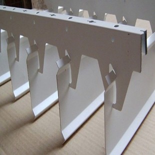 Factory Direct Supply of Ceiling Curtain-Type Aluminum Hanging Pieces L-Shaped Aluminum Ceiling Hanging Pieces Silver Gray Dripping Profile