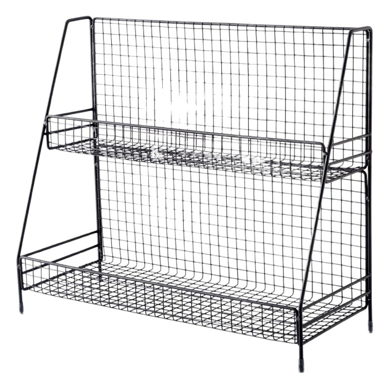 Estante de almacenamiento directo de fábrica de escritorio de múltiples capas de hierro dormitorio escritorio ins joyería cosméticos organizador de almacenamiento rack