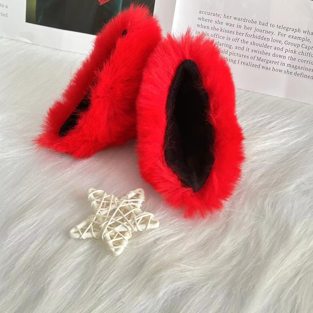Helmet Decoration Plush Helmet Cat Ears Motorcycle Motorbike Electric Vehicle Cross-Border Hot-Selling Helmet Accessories