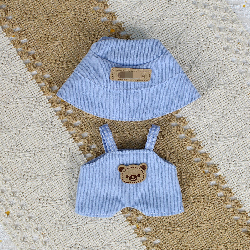 Aplicable a 17cm123 generación de ropa de tela de peluche muñeca ropa casual sombrero conjunto de sombrero al por mayor
