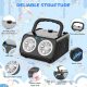 Cross-border double-hole stage bubble machine wedding scene atmosphere celebration portable automatic bubble blowing portable wedding