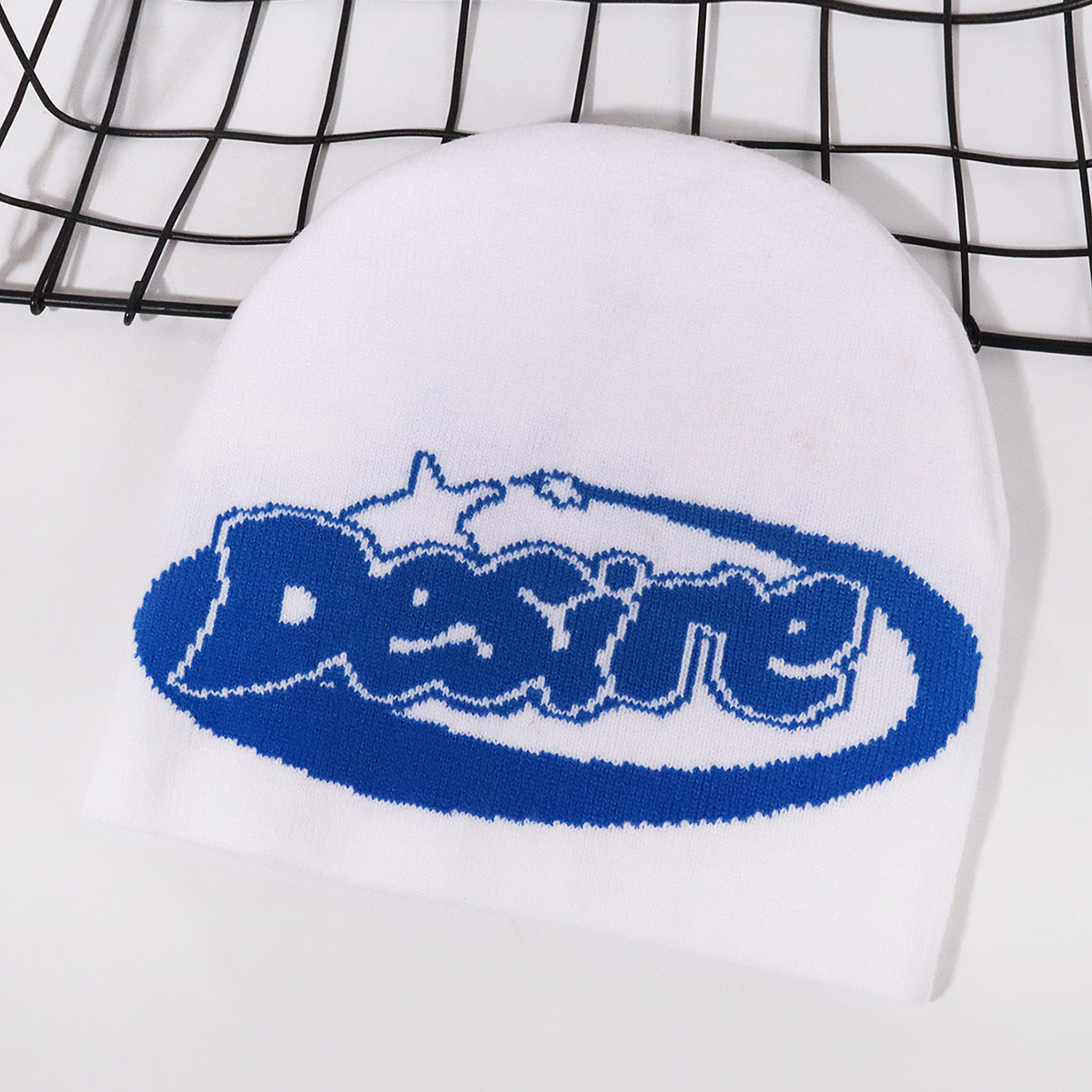 Unisex Jacquard Autumn And Winter Hat Desire Letter Knit Hat Warm Europe And The United States Men And Women The Same_voghion.com