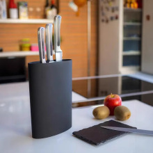 厂家批发塑料随意插刀座家用收纳刀架菜刀架 厨房用品创意刀具架