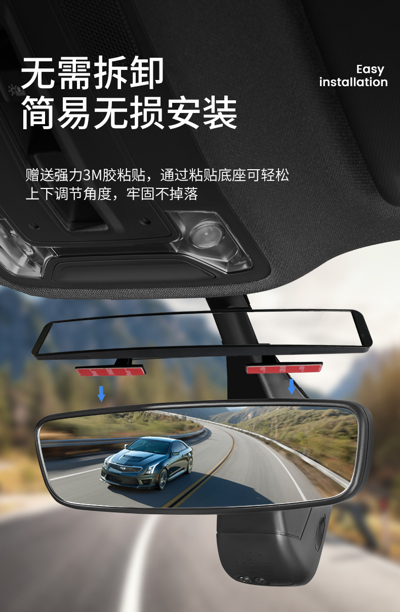 Yac In-Car Child Safety Seat Observation Mirror Car Rearview Mirror Wide-Angle Rear Seat Baby Passenger Auxiliary Mirror