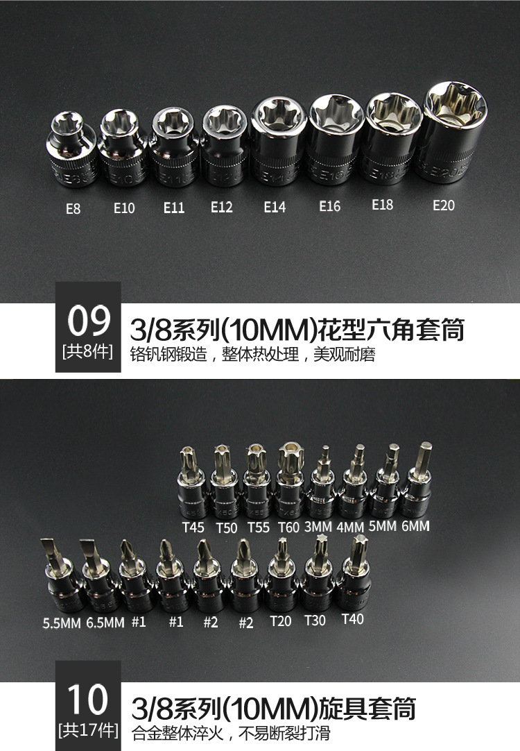 Tool Set 128-Piece Auto Repair Tool Box 09014g Socket Wrench Car Repair 150-Piece Wholesale