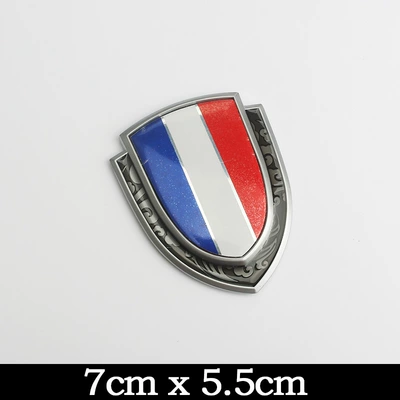 Logo Body Stickers, Other Car Modifications - silverfrench-flag