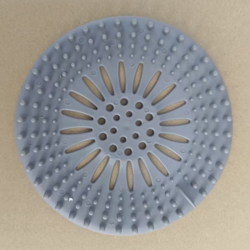 Venta al por mayor filtro de pelo de alcantarilla de baño fregadero de cocina neto desodorante bloqueado cubierta de drenaje de piso de silicona anti-cabello