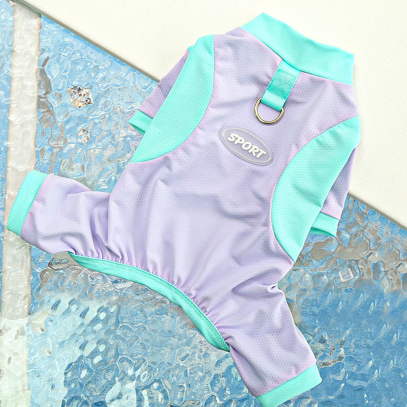 Productos para perros de primavera y verano, chaleco para gatos de seda helada para gatos, perros pequeños y medianos, ropa de protección solar para perros, ropa para mascotas