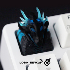 私は単独でアップグレードしました 半透明キーキャップ Shadow Legion パーソナライズされた樹脂メカニカルキーボード シングル二次元キーキャップ ESC