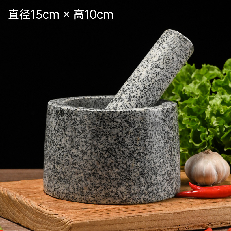 Pot de polvo natural de polvo de polvo de piedra natural doméstica, máquina de molienda de ajo, máquina de prensa de ajo, máquina de polvo de ajo de piedra, máquina de polvo de ajo