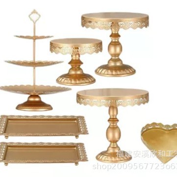 Soporte para pasteles Decoración de mesa de postres de cumpleaños Decoración de fiesta de cumpleaños Soporte de exhibición Mesa de postres Decoración de suministros transfronterizos