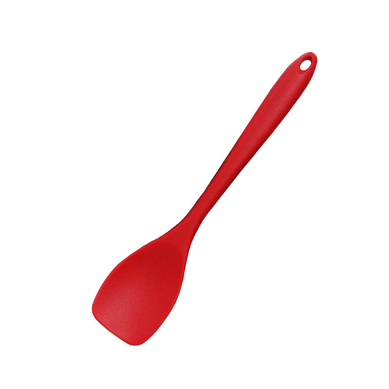 Espátula de silicona cuchara de sopa Espátula de silicona antiadherente de 8 piezas espátula mango alargado espátula utensilios de cocina de silicona de grado alimenticio al por mayor