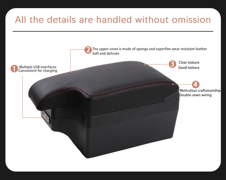 Toyota Gr Yaris Japanese Version Overseas Toyota Special Armrest Box Multi-Functional Armrest Box Storage Box