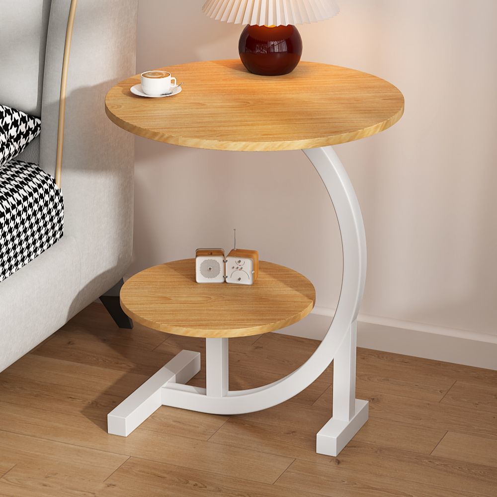 Seleccione estrictamente una pequeña mesa de té sala de estar nuevo simple moderno creativo sofá lado red red redonda mesa de cabezal de cama estante de almacenamiento image 13