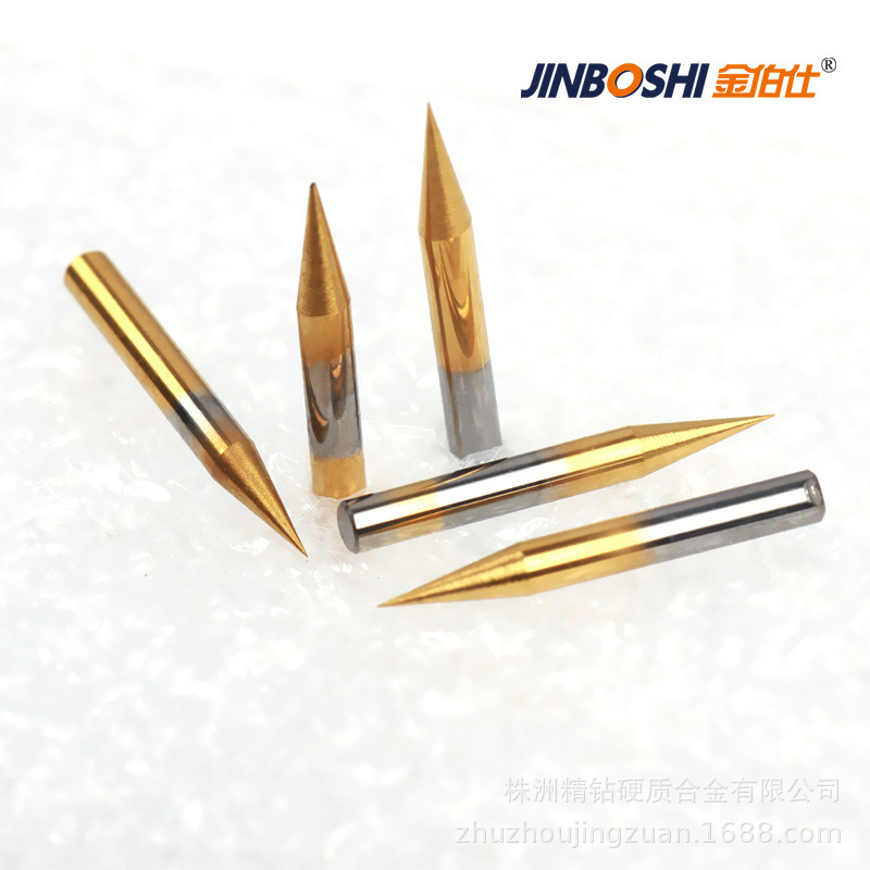 株洲YG8钨钢磨尖钨钢针 高硬度硬质合金冲孔针 镀黄钛钨钢针