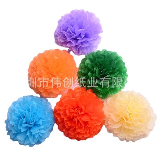 Paper flower paper flower ball wholesale Christmas party celebration decoration invoicing plus tax points, detailed consultation customer service!