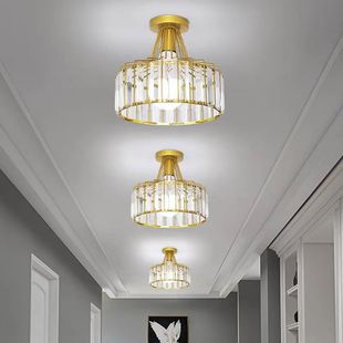 Nordic Crystal Aisle Light, Light Luxury Corridor Light, Modern Simple Entrance Light, Internet Celebrity Creative Balcony Ceiling Light