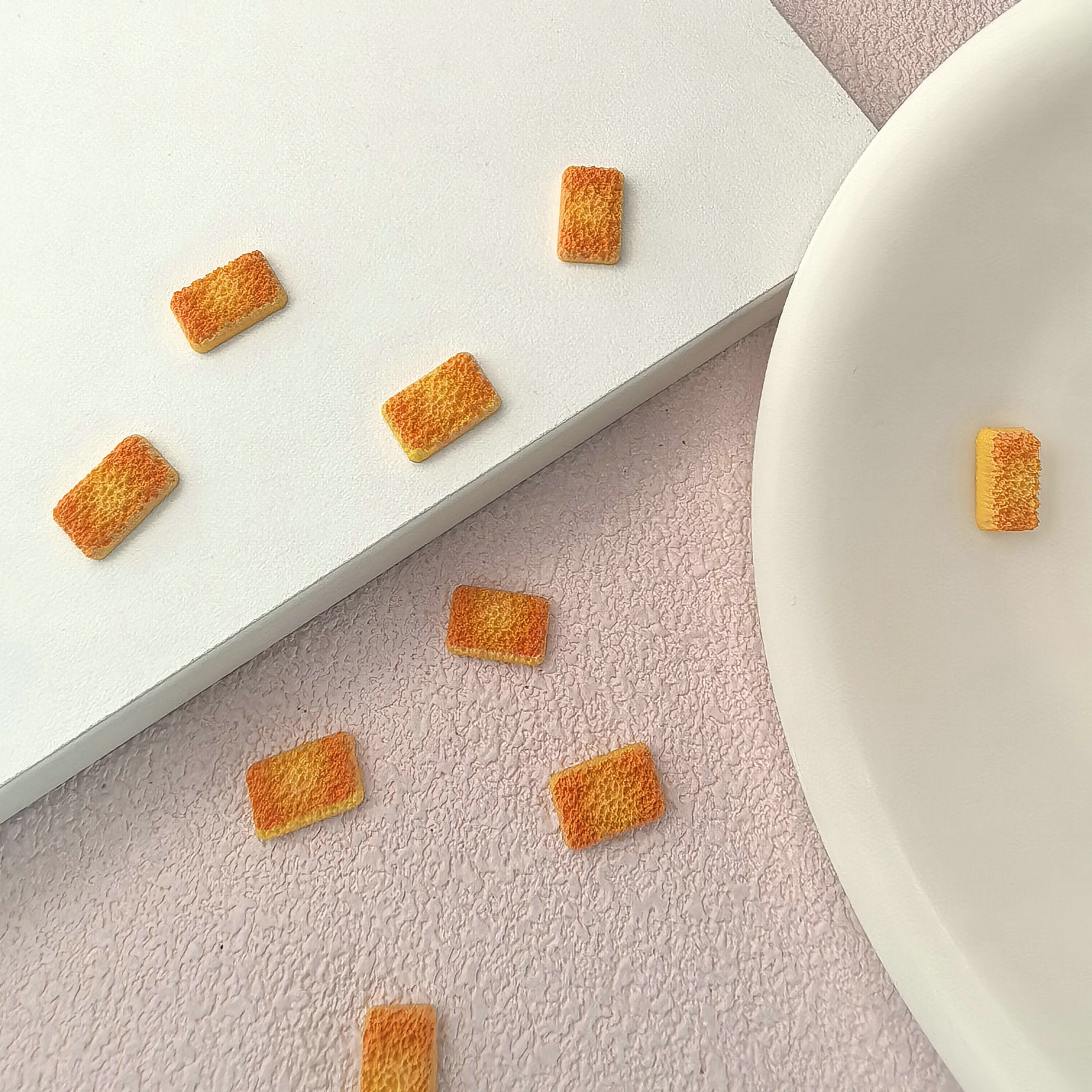 仿真食玩曲奇饼干美甲饰品批发混款夜光diy学生发夹饰品配件美