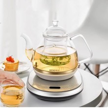 新功恒温玻璃煮茶壶N29小型白茶专用蒸茶器喷淋式泡茶壶电茶炉