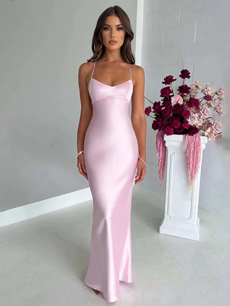 Платье, элегантная длинная юбка, (торговля через границу), Aliexpress, утягивающий эффект, slim fit, срез "рыбий хвост", яркий яркий стиль