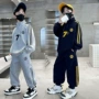 宽松春秋立领儿童运动服