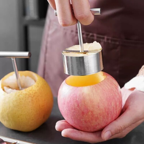 Apple corer, full 304 stainless steel, pear corer, Sydney pear corer, household hole digger, stew