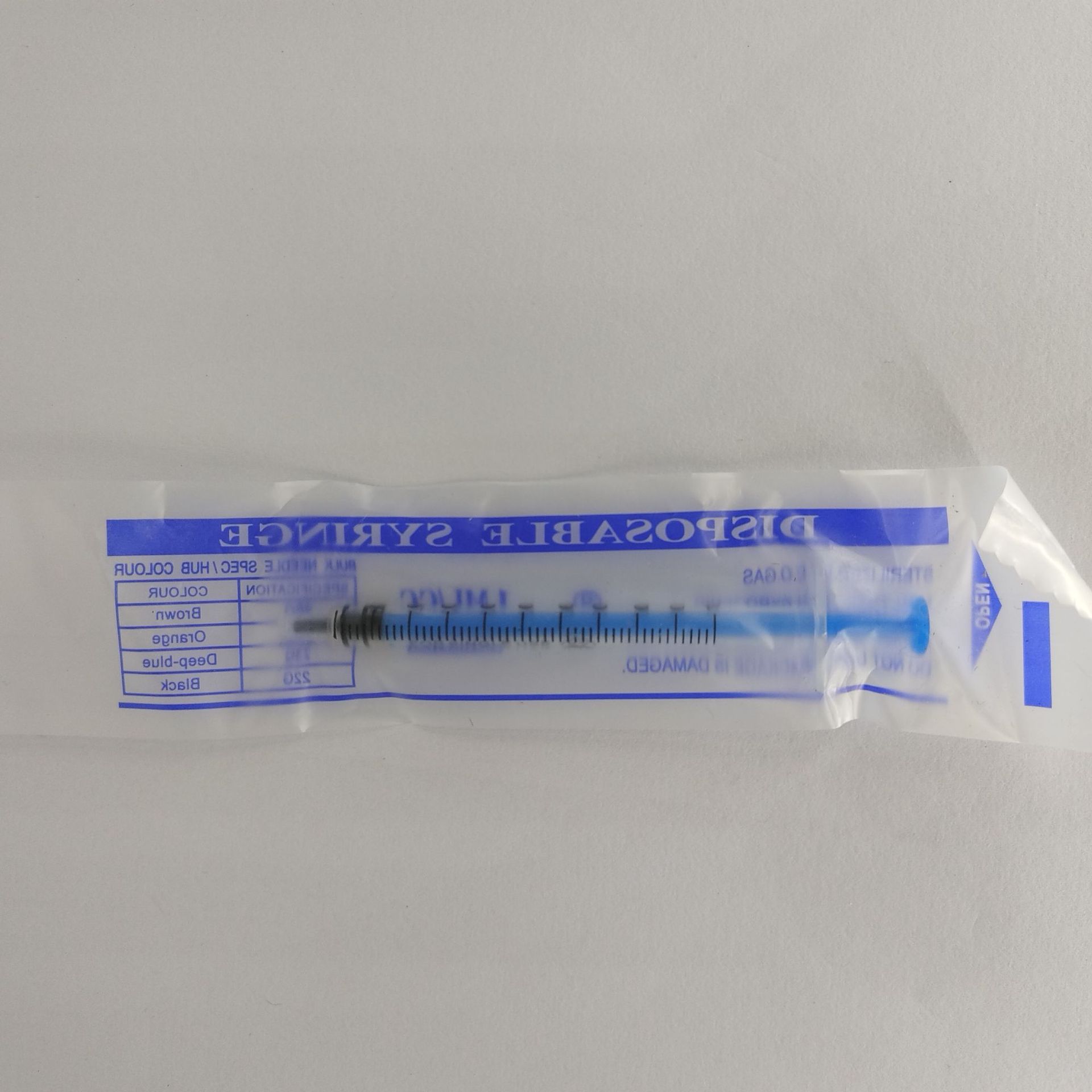 Comercio exterior al por mayor 1-500ml jeringa de plástico desechable boca recta con aguja jeringa animal