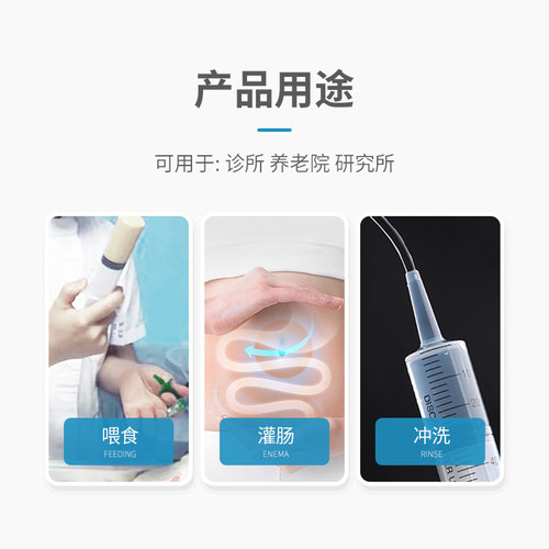 Leverke Medical Oral Drug Delivery Device Push-Type Baby Infant Syringe Medicine Feeding Device Nasogastric Feeding Device