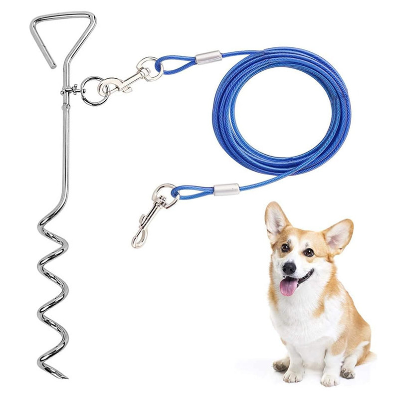 Amazon cuerda de alambre cuerda de tracción cuerda de cadena de hierro cuerda fija cuerda fija de pila de perros fábrica de pila fija personalizada