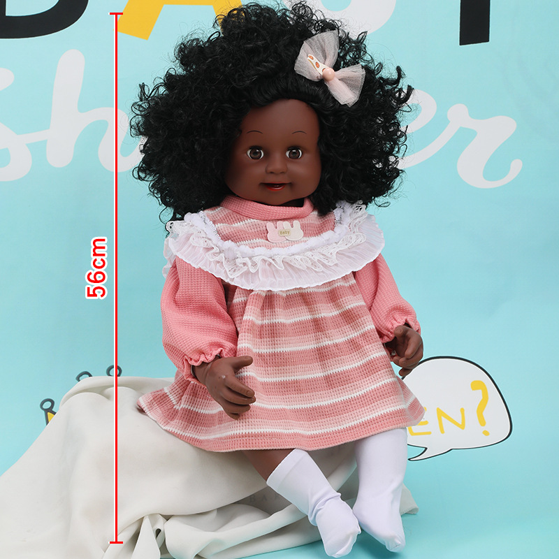 56 cm Rebirth Simulación de regalos de Barbie Baby Soft Girls Toy Set Muñecas para niños