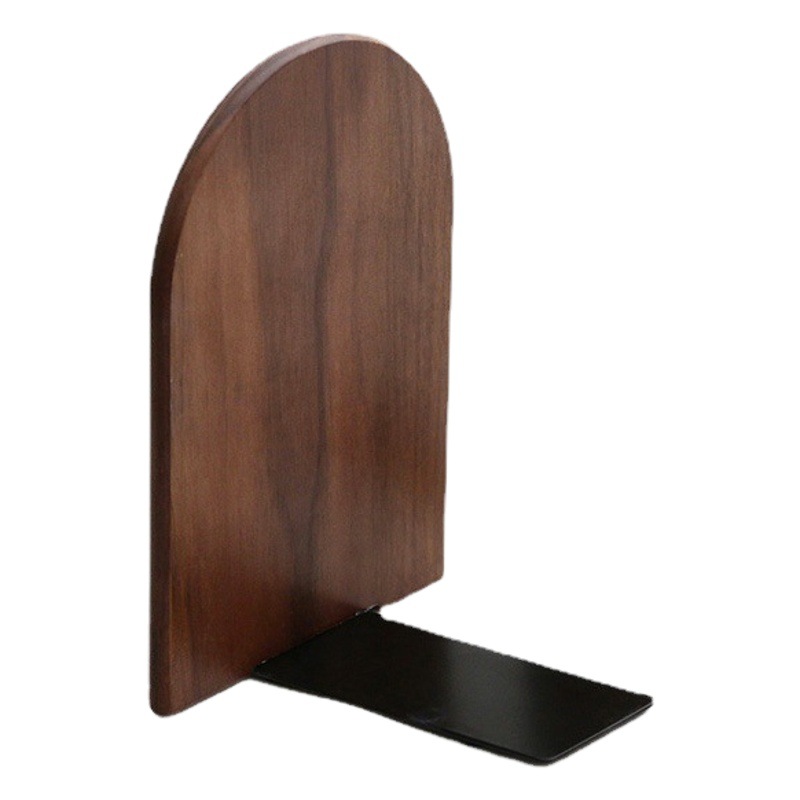 Haya negro nogal libro de madera stand libro creativo soporte espesado sólido lindo creativo exportación a Japón orden original