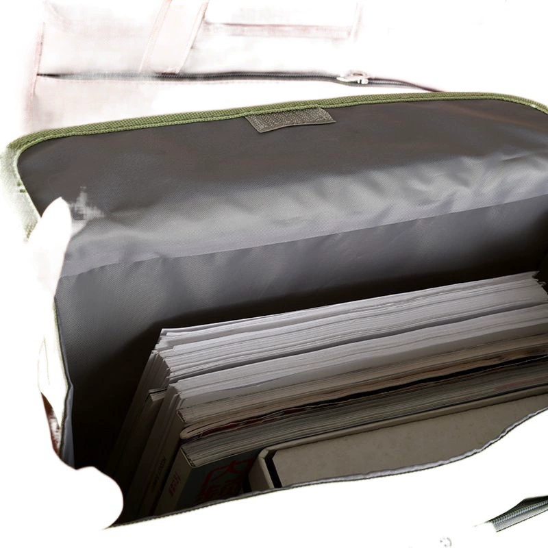 Bolso de lino tridimensional y espacioso, bolso de estudio fresco, sistema de almacenamiento, bolsa de almacenamiento