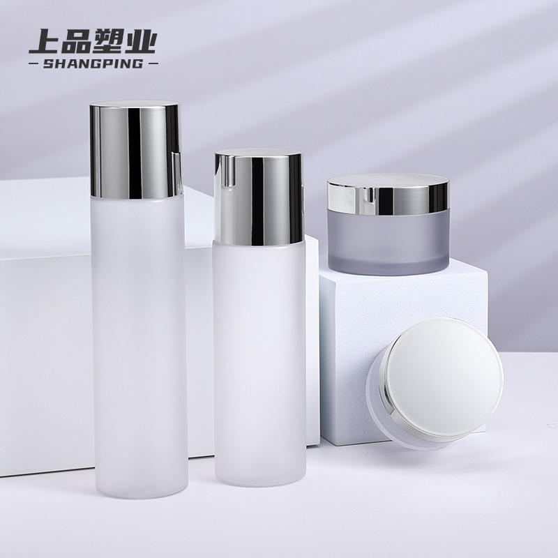 研磨砂水クリームセットボトル50-100-120-150-200mlエッセンスボトルpet乳液化粧品ボトル|undefined