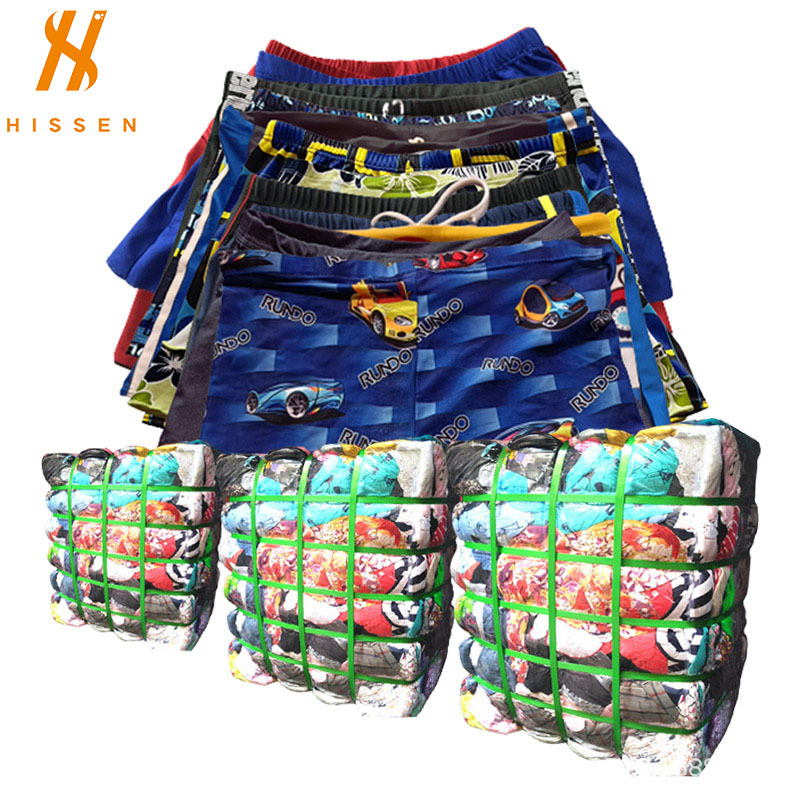 全国批发出口二手旧衣服夏装男泳裤used swimming wear混合款式