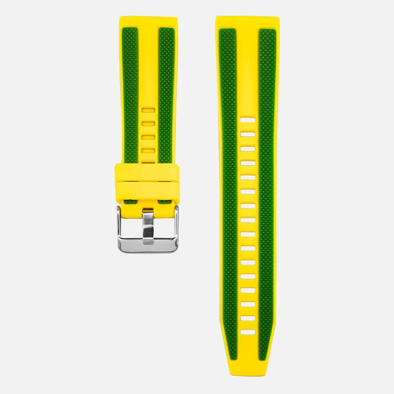 2025新款22MM双色硅胶表带适用于华为gt5 watch4 GT3 硅胶表带