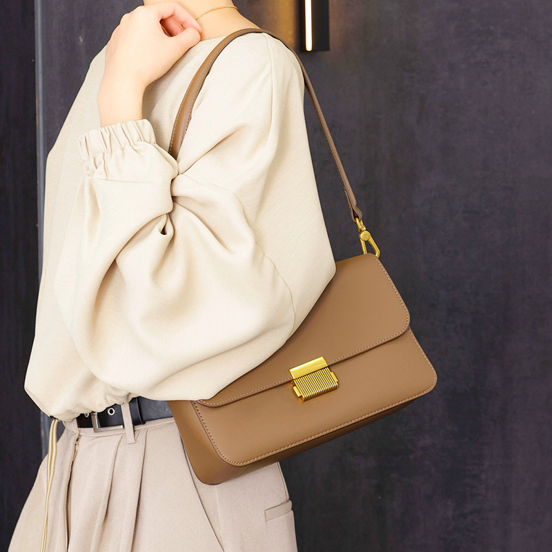 尾单清仓真皮女包新款轻奢质感高级小众单肩包斜挎包百搭腋下包包