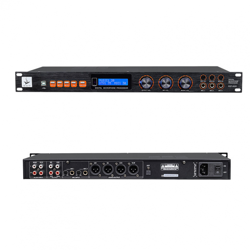 Procesador de Efectos Preamplificador para Micrófono KTV Inteligente de Alta Potencia image 6