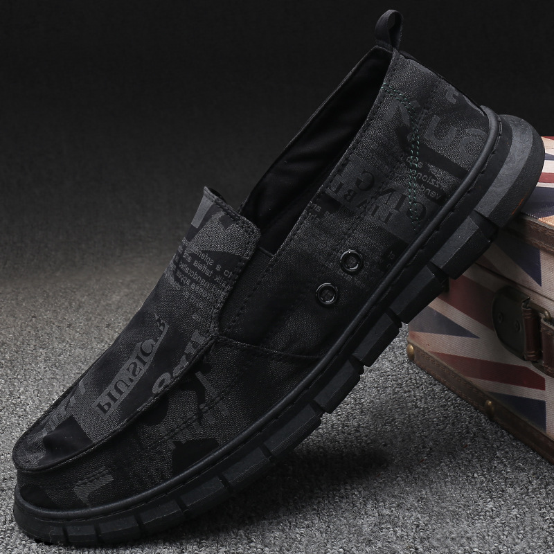 Fengbu 23010 men's shoes spring low-top casual breathable cloth shoes men's work shoes all-match soft bottom slip-on canvas