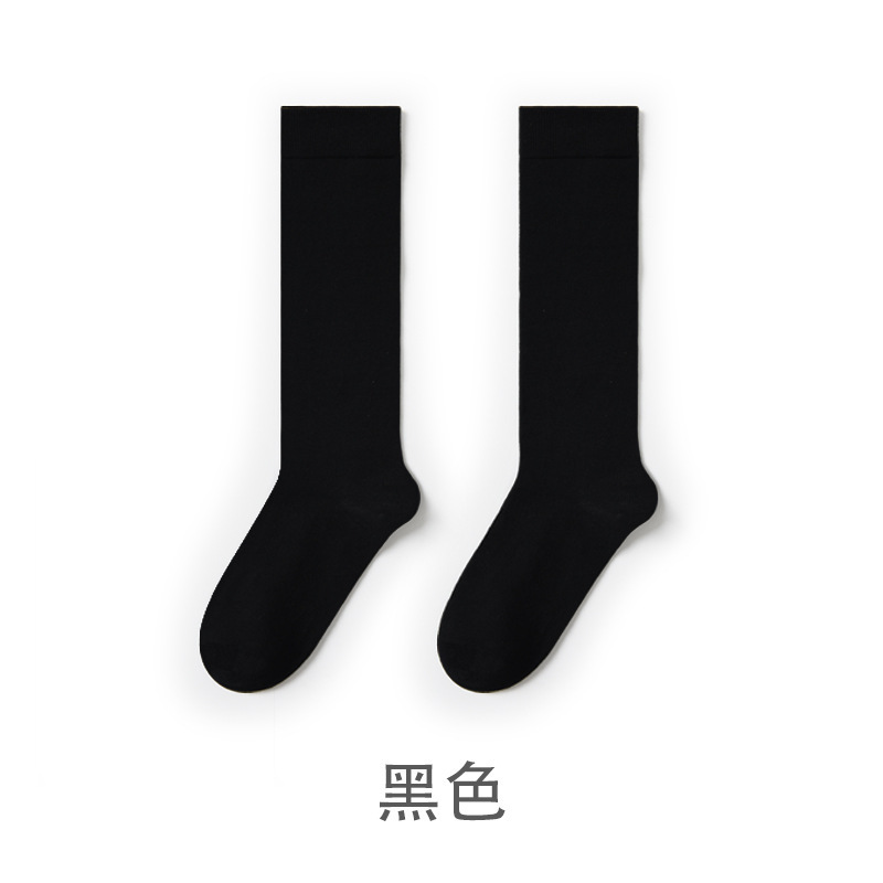 ふくらはぎの靴下の女性の圧力のやせた足の靴下の強圧の形のすねの日本の夏の膝の靴下の長い筒の薄いタイプの高筒の靴下のins|undefined