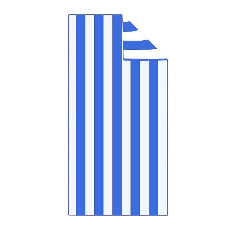 rayas de lana de doble cara toalla de playa de microfibra de natación impresa toalla de baño absorbente toalla de gran tamaño